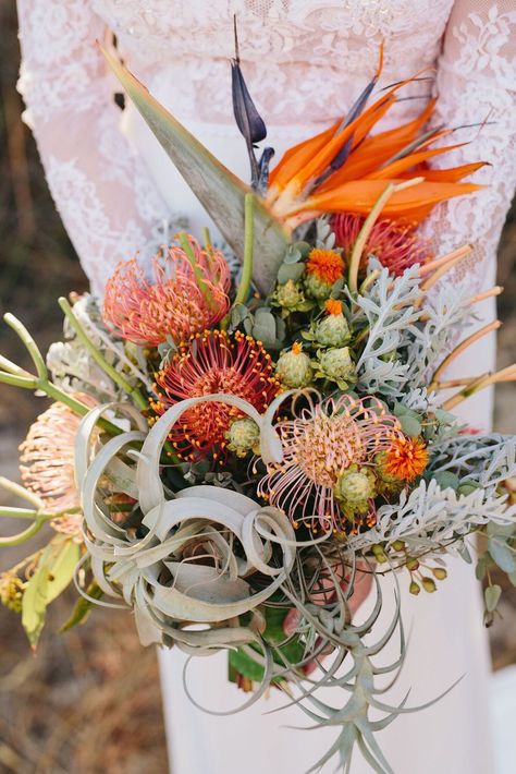 Bohemian Safari Wedding Inspiration by Coba Uys & Journey Weddings | SouthBound Bride Tropical Bridal Bouquet, Bush Wedding, Africa Wedding, Safari Wedding, Boho Wedding Inspiration, Wedding Inspiration Summer, Summer Wedding Dress, Wedding Mood, Perfect Wedding Dress