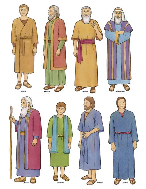 Prophets of old + sharing time Mar 2006  Follow the prophets Bible Characters Images, Bible Clothing, Biblical Clothing, Biblical Characters, Biblical Costumes, Biblical Times, Old Testament Bible, Follow The Prophet, Bible Story Crafts