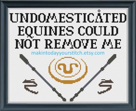 Stargate Undomesticated Equines Cross Stitch Pattern | Etsy Australia Decorative Stitches, Stitch Art, Stargate, Cross Stitch Art, Tolkien, Cross Stitch Designs, Cross Stitch Pattern, Blackwork, Etsy Australia