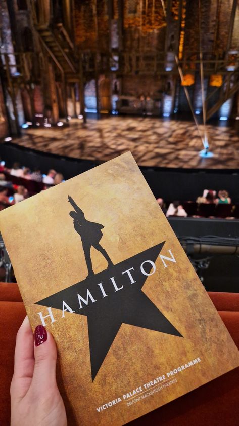 Hamilton at the Victoria Palace Theatre in London Theatre Kid Aesthetic, Hamilton Theatre, Hamilton London, Victoria Palace Theatre, Theater Aesthetic, Theatre Aesthetic, Kid Aesthetic, Theater Kid, Drama Club