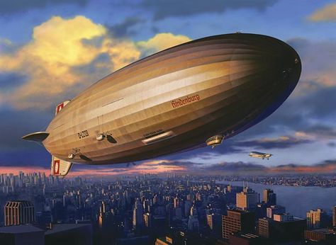 The Hindenburg Airship Balloon, Craft Armoire, Dieselpunk Vehicles, Zeppelin Airship, Graf Zeppelin, Craft Table Diy, Air Craft, Photography Subjects, Aviation Art