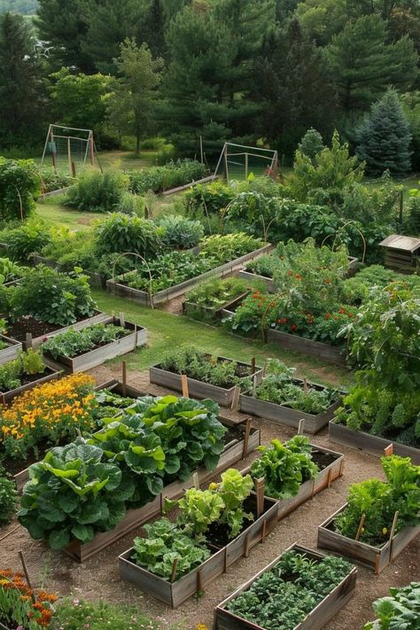 Large Kitchen Garden Layout, Greenhouse Homestead, Vege Garden Ideas, Vegetable Garden Layout, Design Garden Ideas, Dream Backyard Garden, Backyard Garden Layout, Garden Layout Vegetable, Farm Layout