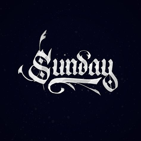 Just a little reminder that it's Sunday. Seize the day, and more importantly have fun! Sunday Calligraphy Lettering, Sunday Calligraphy, Typos Quote, Typography Calligraphy, Calligraphy Lettering, Seize The Day, Hand Type, Brush Calligraphy, Calligraphy Letters