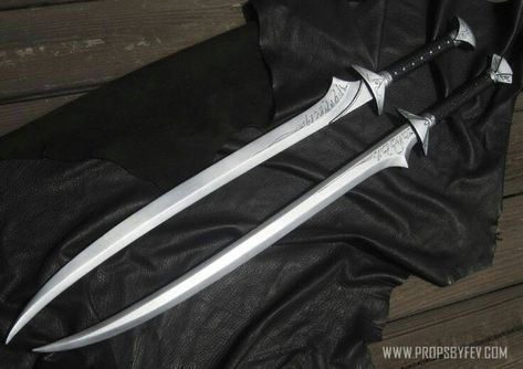 Drizzt Do Urden, Two Swords, Forgotten Realms, Cool Swords, Knife Making, Nirvana, Swords, Arsenal, Polyvore