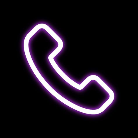 Purple Icons Neon, Neon Purple Phone Icon, Purple Call Icon, Phone Purple Icon, Purple Neon App Logos, Phone Call Logo, Neon App Icons Phone, Neon Phone Icon, Phone Call Wallpaper