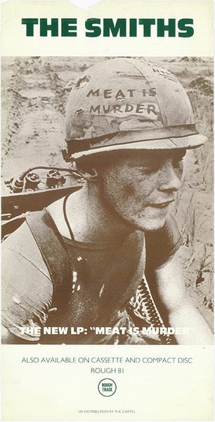 The Smiths : Meat is Murder album (February 1985) The Smiths Poster, How Soon Is Now, Dorm Posters, The Smiths, Rock N’roll, Rock Posters, Gig Posters, Art Collage Wall, Band Posters