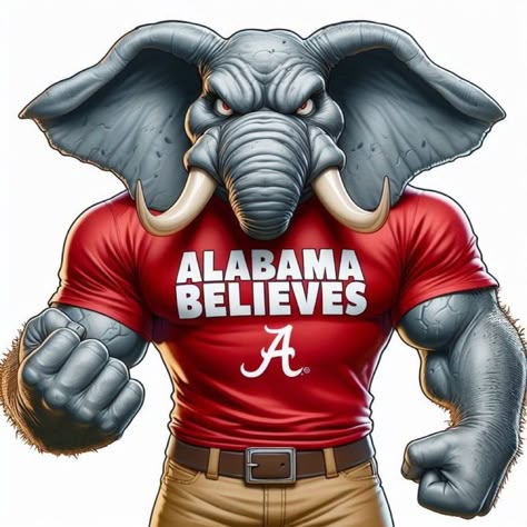 Alabama Mascot, Alabama Vs Auburn, Alabama Crimson Tide Football Wallpaper, Alabama Fans, Auburn Football, Alabama Football Roll Tide, Bama Girl, Bama Football, Alabama Crimson Tide Football