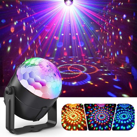 Party Lights,Disco Lights Sound Activated with Remote,Disco Ball Light,Stage lights-Multi Colors Rotating Magic LED Strobe Lights for Xmas Parties,Room,Pool,Club,Home,Church,Karaoke,Wedding - Walmart.com - Walmart.com Euphoria Themed Party, Euphoria Birthday, Night Club Lighting, Euphoria Theme, Glow Theme Party, Glow Party Decorations, Glow In Dark Party, Disco Ball Light, Dance Party Birthday