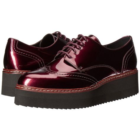 Shellys London Tommy Platform Oxford (Burgundy) Women's Shoes ($139) ❤ liked on Polyvore featuring shoes, oxfords, burgundy wingtip shoes, lace up shoes, oxford shoes, wingtip oxfords and platform shoes Oxfords Women, Women Oxfords, Snake Skin Shoes, Wingtip Oxford Shoes, Wingtip Shoes, Oxford Platform, London Shoes, Wingtip Oxford, Women Oxford Shoes