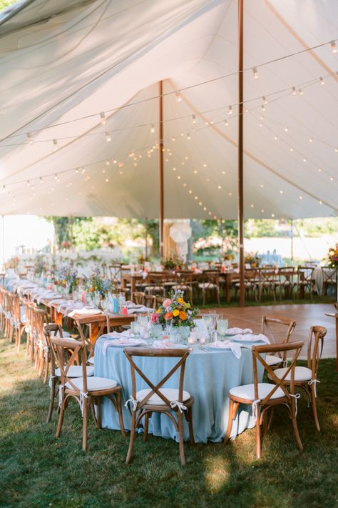 Outdoor Wedding Color Schemes, Yard Wedding Reception, Wedding In Field, Simple Southern Wedding, Garden Formal Wedding, Garden Party Wedding Reception, White Tent Wedding, Backyard Tent Wedding, Bridal Era