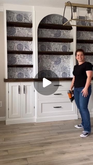 Astin Hancock | DIY | Home | Woodworking on Instagram: "DIY Built-In Bar for Dining Room! I built this at a friends house a few years ago and it was such a fun build!" Diy Built In Dining Room Cabinet, Dining Room China Cabinet Ideas, Diy Dining Room Built Ins, Built In Shelves Dining Room, Built In Buffet Dining Room, Diy Built In Bar, Dining Room Built In Cabinets, Dining Room China Cabinet, Built In Coffee Bar