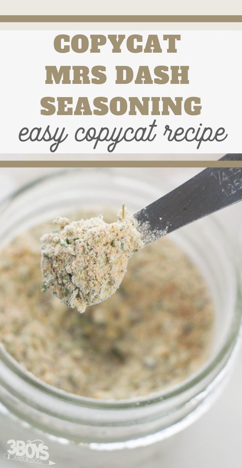 This Copycat Mrs Dash Garlic and Herb Spice Blend is one of my favorite homemade seasoning recipes! I love making it for the holidays! #seasoning #spiceblend #copycatrecipes #3boysanadog Blue Mocktail Recipe, Cayenne Pepper Recipes, Mrs Dash Seasoning, Salt Free Seasoning, Homemade Seasoning, Spice Blends Recipes, Spice Mix Recipes, Copycat Starbucks Recipes, Herb Seasoning