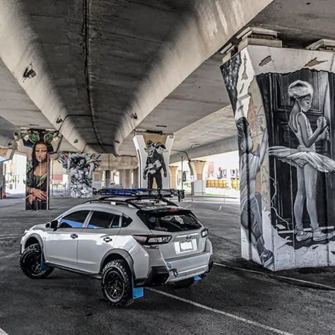 Urban art. 📷: @ct_strady 🎨🏆 #xvcrosstrek #crosstrek #subaruxv #subaruxvcrosstrek #subarucrosstrek #subieadventures #subaru #subielove… Rav4 Lifted, Subaru Xv Offroad, Crosstrek Mods, Subaru Crosstrek Accessories, Subaru Forester Mods, Subaru Outback Offroad, Lifted Subaru, Colin Mcrae, Awesome Gadgets