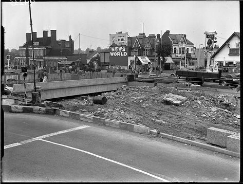 Kingston Upon Thames, Ace Of Spades, Historical Images, The Hook, Local History, Railway Station, Wimbledon, Kingston, Under Construction