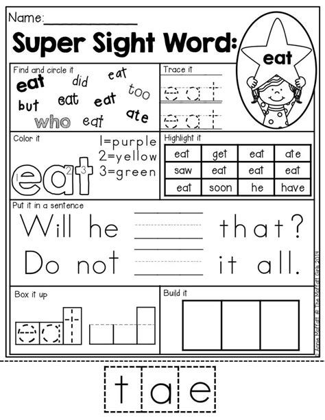 Sight Word Reader For 'Can' FREEBIE!! | Sight Words Sight Words Kindergarten Printables, Sight Word Worksheet, Kindergarten Sight Words List, Sight Words Kindergarten Activities, Sight Words Worksheets, Words Worksheet, Preschool Sight Words, Kindergarten Sight Words, Worksheet For Kindergarten