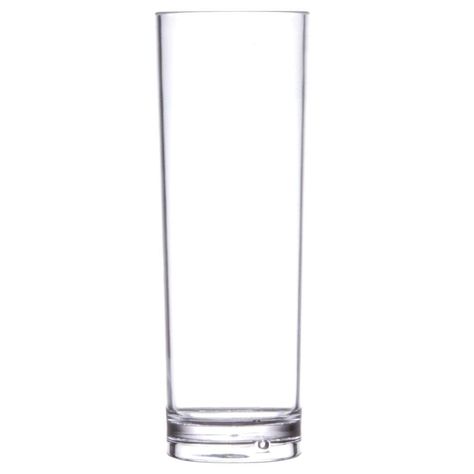 Plastic Reusable 14 oz 2.5 x 7 Tom Collins Clear SAN/Case of 24 Collins Glass, Tom Collins, Plastic Glasses, Bar Glassware, Bar Area, Senior Living, Wine Decanter, Game Room, Glass Vase