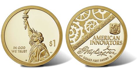 2018 American Innovation $1 Coin Images | Coin News American Dollar, Sell Coins, Uncirculated Coins, Valuable Coins, Coin Design, Proof Coins, Coins For Sale, Coin Worth, Commemorative Coins