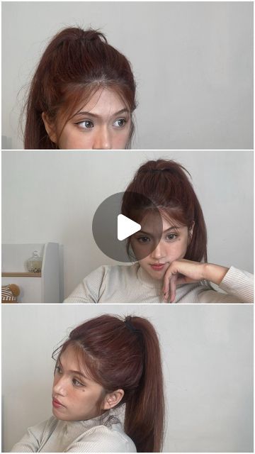 High Pony Updo Tutorial, Haircut For Ponytail, High Ponies Hairstyles, Pony Tailed Hairstyle Easy, High Pony Tailed Hairstyle, High Pony Hairstyles, High Ponytail Hack, Pony Tailed Hairstyle, Hairstyles High Ponytail