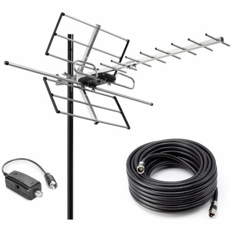 The Best Outdoor TV Antennas of 2023 - Top Picks by Bob Vila Tv Pole, Wood Saw Machine, Best Outdoor Tv Antenna, Long Range Tv Antenna, Outdoor Hdtv Antenna, Outdoor Tv Antenna, Antenna Gain, Antenna Tv, Wood Saw