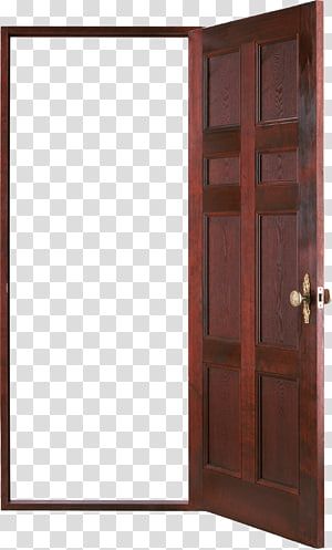 Opening Door Reference, Open Door Aesthetic, Door White Background, Open Door Drawing, Wooden Panel Doors, Door Reference, Door Png, Window Png, Frame Transparent Background