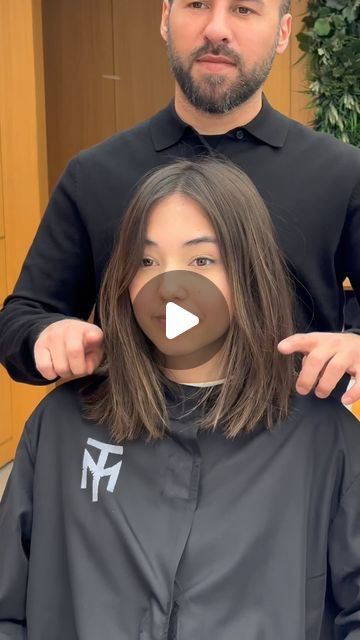 Emrah Demirci - THE MOST on Instagram: "French bob ✂️ by @emrahdemircii  #hair #haircut #naturel #freshcut #viral #hairvideo" Long To Bob Hair Before And After, Long Bob Face Framing Layers, French Long Bob, Haircut For Mid Length Hair, Haircut Women 2024, Long Bob 2024, Mikado Haircut, Low Maintenance Bob Haircut, Long Bob With Face Framing Layers