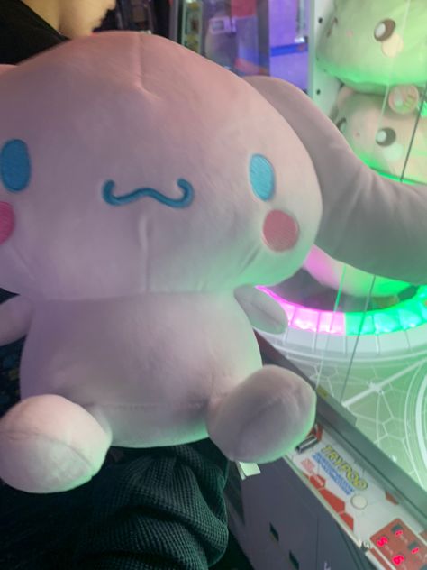 after many loses #arcade #sanrio #datenight #cinnamoroll #pink Sanrio Theme Park, Arcade Dates Aesthetic, Hello Kitty Amusement Park, Arcade Japan, Arcade Date, Sailor Moon Arcade, Heart Shaped Food, Hangout Ideas, Heart Shaped Candles