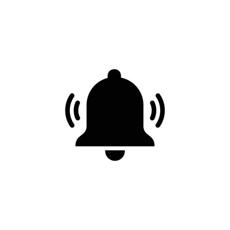 Bell simple flat icon vector illustration. Alarm icon vector illustration. Ringing bell icon vector Youtube Bell Icon, Alarm Illustration, Notification Bell Icon, Bell Illustration, Thumbs Up Icon, Icon Phone, Ringing Bell, Bubble Letter Fonts, Video Design Youtube