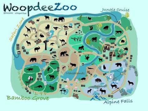 Zoo Layouts Map, Zoo Floor Plan, Minecraft Zoo Layout, Planet Zoo Layout, Planet Zoo Layout Ideas, Planet Zoo Inspiration, Zoo Layout, Zoo Games, Zoo Inspiration