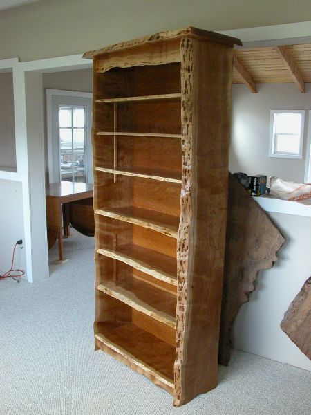 Diy Bookcases, Rustic Bookshelves, Live Edge Shelves, Rustic Wood Floating Shelves, Rustic Bookcase, Custom Wood Furniture, Rustic Furniture Diy, Wood Table Diy, Bar Tops