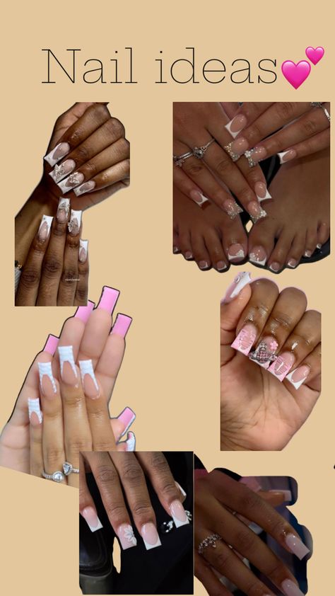 Nails nail inspo pics Cute Girly Nails, Girly Nails, Natural Nail Designs, Short Acrylic, Nail Photos, Acrylic Nails Coffin Short, Pink Acrylic Nails, Acrylic Nails Coffin, Short Acrylic Nails