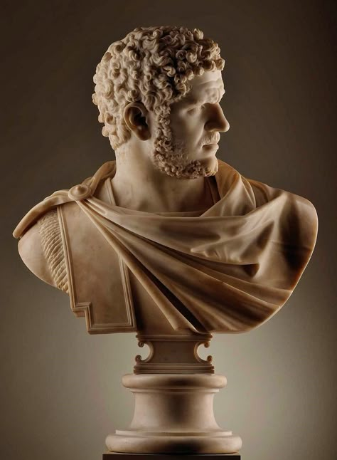 ganymedesrocks: “ frankiethebaron: “ Bust of Caracalla. 1757. Joseph Claus. German 1718-1788. marble ” The ancient bust of the emperor (r. 198-217 AD) was on view at the Dukes of Farnese’s palace in... Emperor Caracalla, Roman Bust, Roman Busts, Classical Sculpture, European Sculpture, Antique Sculpture, Greek Statues, Rome Antique, Roman Sculpture