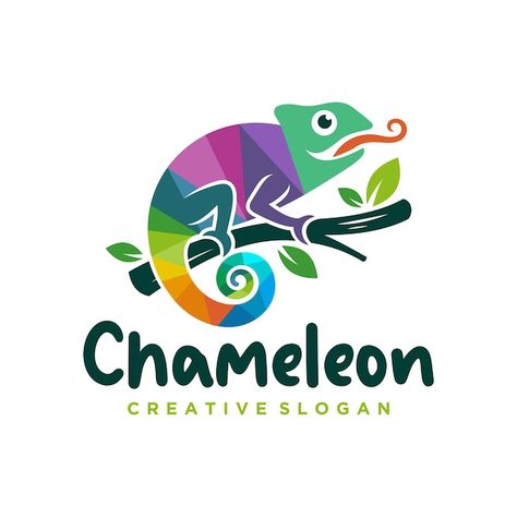 Vector ilustración de vector de diseño d... | Premium Vector #Freepik #vector #iguana #iguana-dibujo #logo-animales #lagarto Chameleon Logo Design, Chameleon Logo, Logo Design Ideas, Vector Logo, Premium Vector, Vector Art, Vector Free, Vector Illustration, Design Ideas