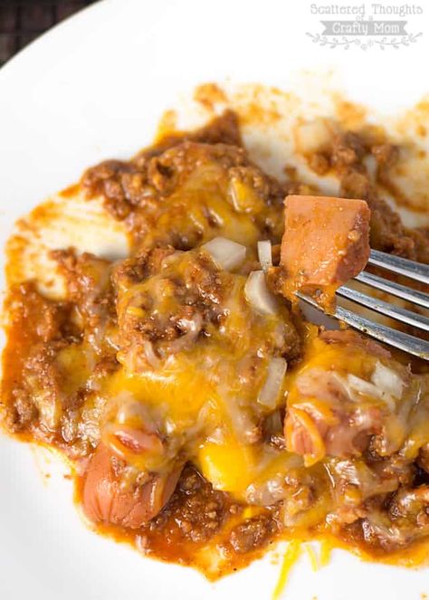 DSC_7079-copy Keto Chili Dog, Chili Dog Bake, Chili Dog Casserole, Low Carb Chili Recipe, Keto Chili, Low Carb Chili, Chili Dog, Keto Casseroles, Keto Crockpot