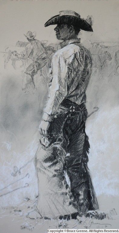 Dust and Smoke Easy Western Sketches, Cowboy Sketch Drawing, Rust Drawing, Country Sketches, Country Drawings, Cowboy Drawing, Western Drawings, Cowboy Character Design, Cowboy Artists