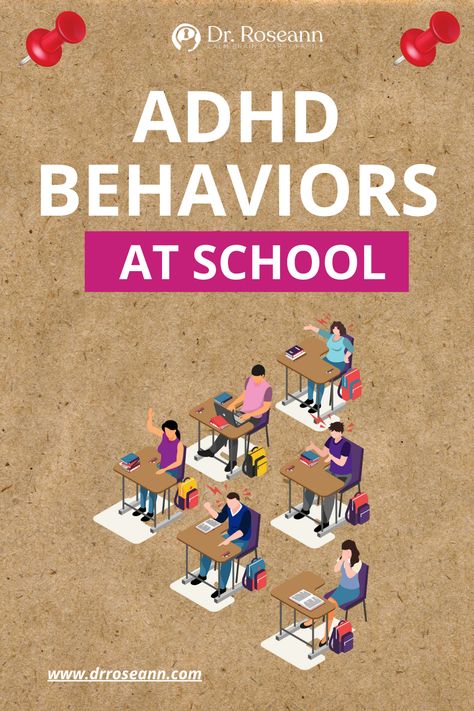 Did you know that 1 out of 10 children has Attention Deficit Hyperactivity Disorder? Recognizing ADHD behaviors at school is crucial for parents to support their kids effectively. In our latest blog post, explore natural strategies to navigate ADHD challenges in the classroom. Visit www.drroseann.com for insightful tips and expert advice on fostering a positive learning environment for children with ADHD. Strategies For Add Students, Impulse Control Middle School, Avoidance Behavior Strategies, Executive Functioning Disorder Adults, Add Help Attention Deficit Tips, Impulsive Behavior, School Dr, Attention Deficit, Health Board