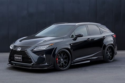 This cool looking #Lexus #RX450h #FSport VIP EXE built by Aimgain truly exemplifies luxury, elegance and performance! Lexus Rx 350 Sport Black, Lexus Nx 350 F Sport, Lexus Rx 350 Sport, Lexus Nx 350, Lexus Truck, Toyota Runner, Lexus Sport, Mustang Tuning, Lexus Suv