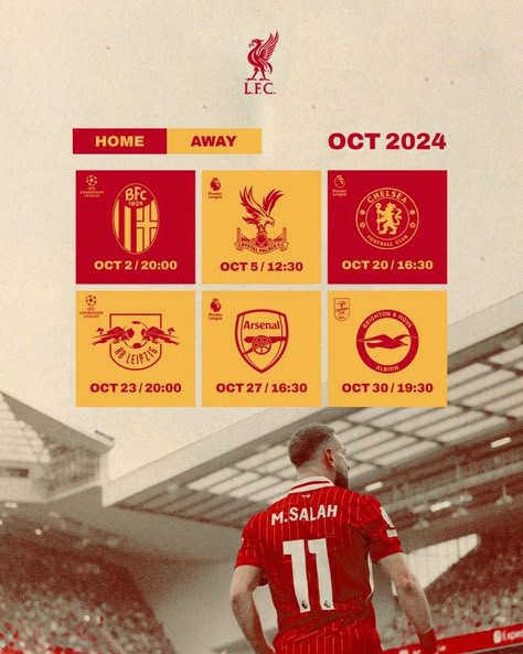 Fixtures Design Football, Gameday Sports Graphics, Premier League Design, Gameday Poster, Poster Bola, Football Social Media, Game Day Design, Soccer Post, Sports Design Ideas