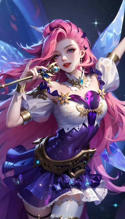 Seraphine! ☆ Seraphine League Of Legends Fanart, Seraphine Fanart, League Of Legends Seraphine, Seraphine Lol, Seraphine League Of Legends, Seraphine Cosplay, Popstar Ahri, League Of Legends Universe, League Of Legends Video