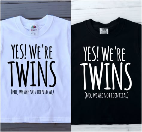 Thanks for the kind words! ★★★★★ "This is a cute little Christmas gift for my fraternal twin toddlers. Can't wait to have them wear the tees!" lmc910 https://etsy.me/2Q3rwuw #etsy #clothing #children #tshirt #birthday #twinsshirt #twins #kidsshirt #funnyquote #toddlers Best Friend Matching Shirts, Bff Outfit, Toddler Twins, Friend T Shirts, Friend Shirts, Best Friend T Shirts, Funny Toddler Shirt, Bff Shirts, Best Friend Stuff