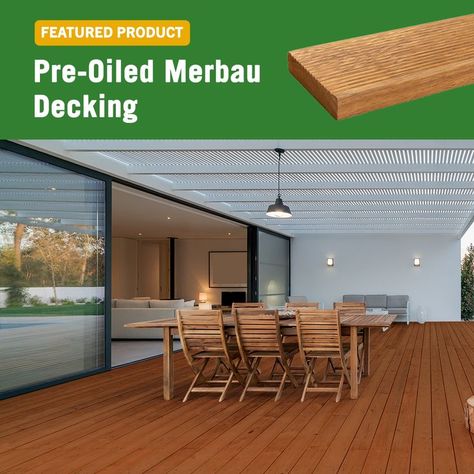 It’s Decktober! We've got the perfect pre-oiled Merbau decking to start your month off with. Benefits of using Pre-Oiled Merbau Decking: ✔️ Time efficient ✔️ Cost effective ✔️ Weather protected ✔️ Long-lasting and durable ✔️ Coated twice with Intergrain Enviro-Pro Decking Oil Available in 140x19 and 90x19 (mm) #qldtimber #timbersupplier #merbau #decking #decktober Merbau Decking, Decking Oil, Oil Water, Home Renovation, Awning, Pergola, To Start, Outdoor Structures, Benefits