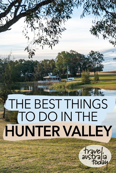 The best things to do in the Hunter Valley, New South Wales, Australia. Of course, many people come for the wine and the best wineries in the Hunter Valley are a highlight here. But there's much more - including cooking classes, art galleries, animal experiences, and some fine dining. Here are my tips for what to do in the Hunter Valley to make the most of your trip. #travel #australia #australiatravel #newsouthwales #nsw #huntervalley #wine Hunter Valley Australia, Australia Travel Bucket Lists, Australia Itinerary, Wales Travel, Animal Experiences, Australia Travel Guide, Australian Travel, Oceania Travel, Travel Destinations Bucket Lists