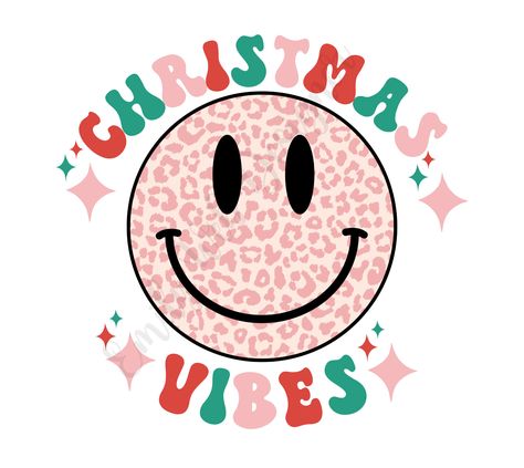 Christmas Smiley Face Wallpaper, Cute Christmas Prints, Cute Christmas Pfp, Smiley Christmas, Preppy Designs, Christmas Wallpaper Ipad, Vintage Christmas Shirt, Iphone Wallpaper Preppy, Xmas Wallpaper