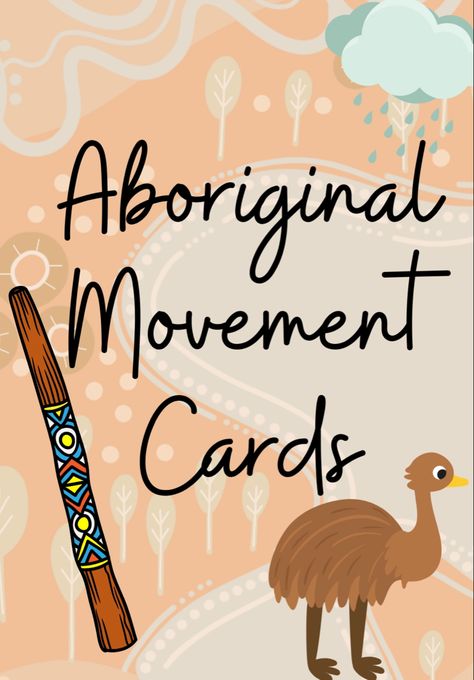 Aboriginal Craft, Indigenous Symbols, Naidoc Week Activities, Movement Cards, Global Studies, Aboriginal Education, Indigenous Education, Toddler Craft, Early Childhood Learning