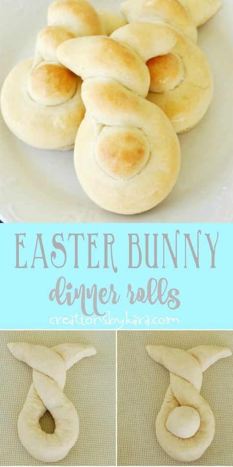 Bunny Shaped Rolls, Brunch Ideas For Kids, Rolls For Easter, Easter Bunny Rolls, Easter Rolls, Bunny Rolls, Easter Brunch Ideas, Bunny Bread, Easter Meal