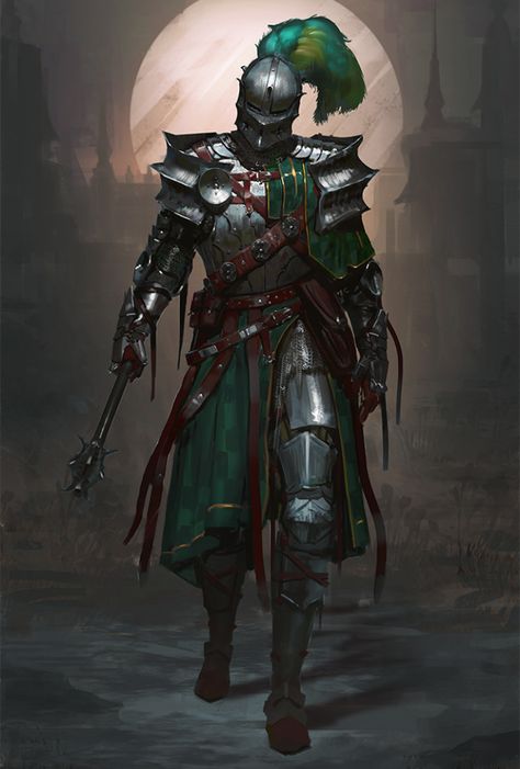 Pathfinder: Kingmaker - assorted portraits - Album on Imgur 다크 판타지, Knight Art, Knight Armor, Dungeons And Dragons Characters, Medieval Knight, Fantasy Armor, Armor Concept, Fantasy Warrior, Arte Fantasy