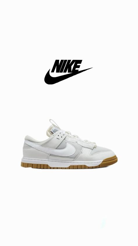 #nike Nike Dunk Low Remastered, Nike Dunk Low, Dunk Low, Nike Dunk, Nike Dunks, Gum, Nike, Sneakers, White