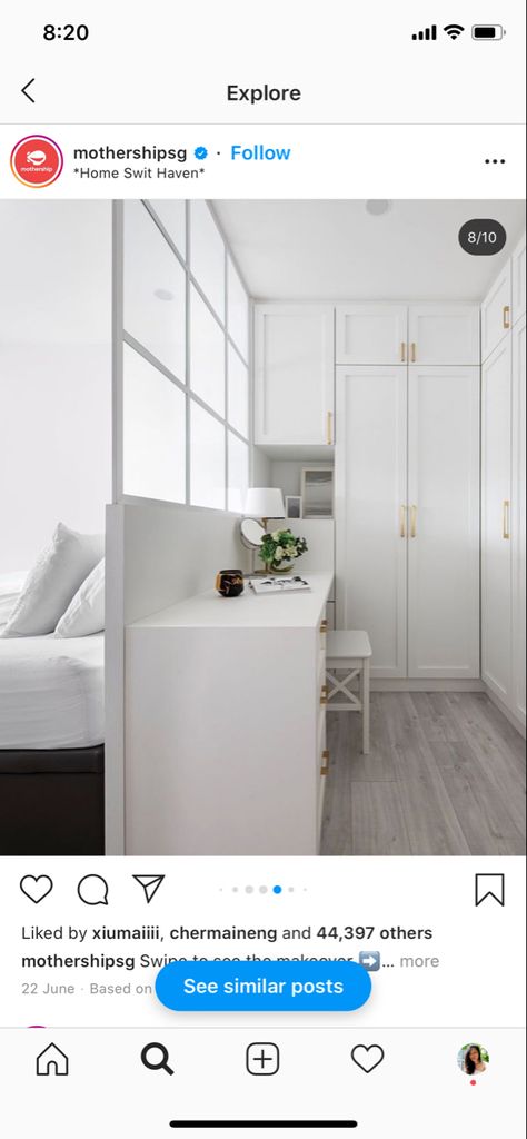 Dresser Behind Bed Headboards, Walkin Closet Behind Bed, Ensuite Behind Bed Wall, Vanity Behind Bed, Bed Island Placement, Pony Wall Bedroom, Closet And Bathroom Behind Bed, False Wall Wardrobe Closet Behind Bed, Narrow Long Bedroom