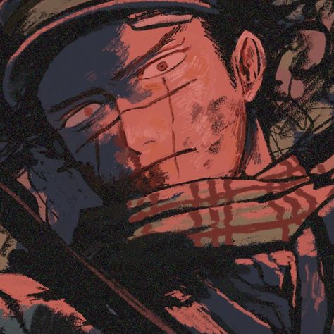 X Immortal Sugimoto Fanart, Golden Kamuy Icon, Immortal Sugimoto, Golden Kamui, Golden Kamuy, Art Folder, Geek Art, Funny Profile Pictures, Matching Profile Pictures