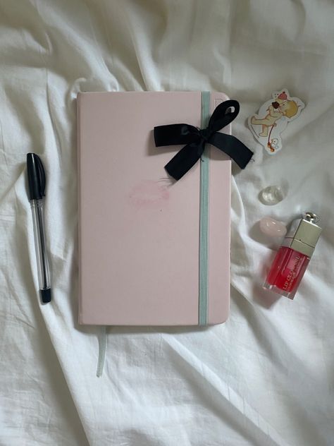 Pink Diary Aesthetic, Brandy Coquette, Soul Aesthetic, Pink Diary, Pink Dior, Journaling Aesthetic, Pink Journal, Moleskine Journal, Bullet Journal Ideas Templates