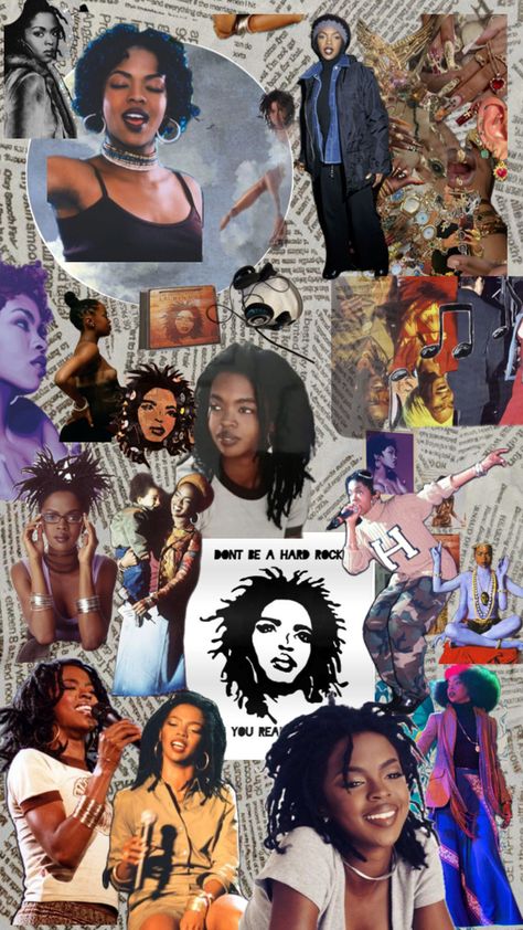 Lauryn Hill core poster for fans Lauryn Hill 90s Aesthetic, Erykah Badu And Lauryn Hill, Black 90s Aesthetic Fashion, Lauryn Hill 90s Fashion, Ms Lauryn Hill Wallpaper, Lauryn Hill Girl Aesthetic, Lauren Hill Aesthetic Outfit, 90s Life Aesthetic, Lauren Hill Outfits